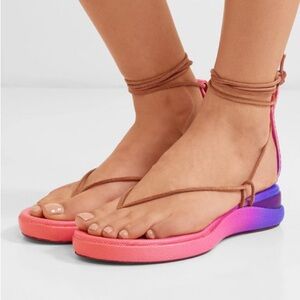 Chloé WaveDegrade Leather Sandals
